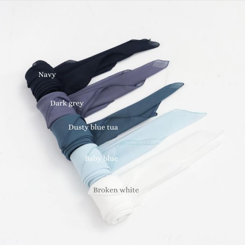 Plain Square Polycotton Original 1,15 x 1,15  Hijab Segi Empat Hijab Polycotton Premium | Jilbab Seg