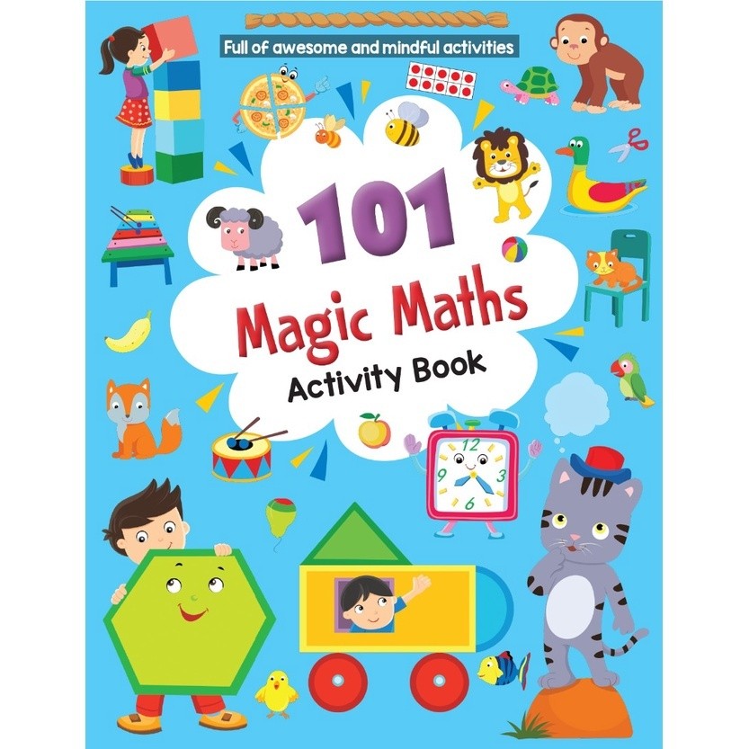 

VEROSAE_SHOP buku aktivitas anak 101 Magic Maths Activity Book Preschool/Primary