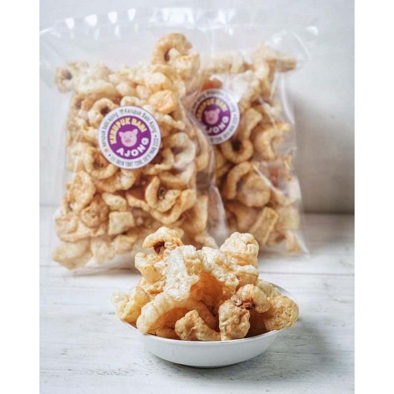 

KERUPUK BABI AJONG PREMIUM MALA CHILI 250 gr