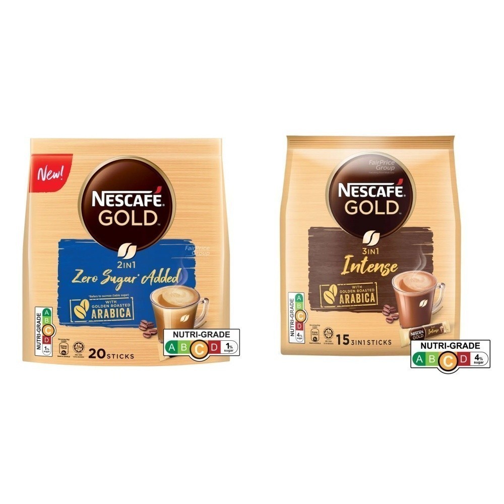 Kopi Instan Nescafe Gold 3in1 with Golden Roasted Arabica asal Singapore