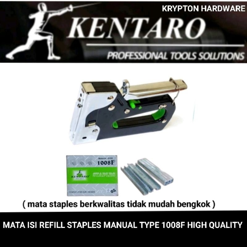 

Kentaro mata isi refill staples / gun tacker 1008FKRYPTON STORE