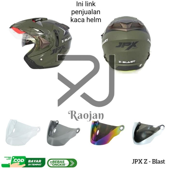 Kaca helm Jpx Z Blast Visor helm Jpx Z Blast