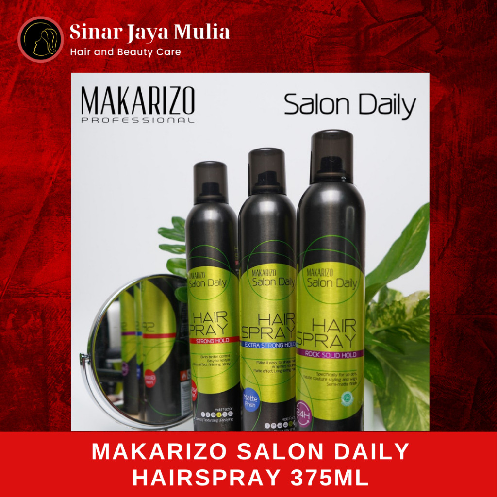Makarizo Salon Daily Hair Spray 375ml - Styling Rambut