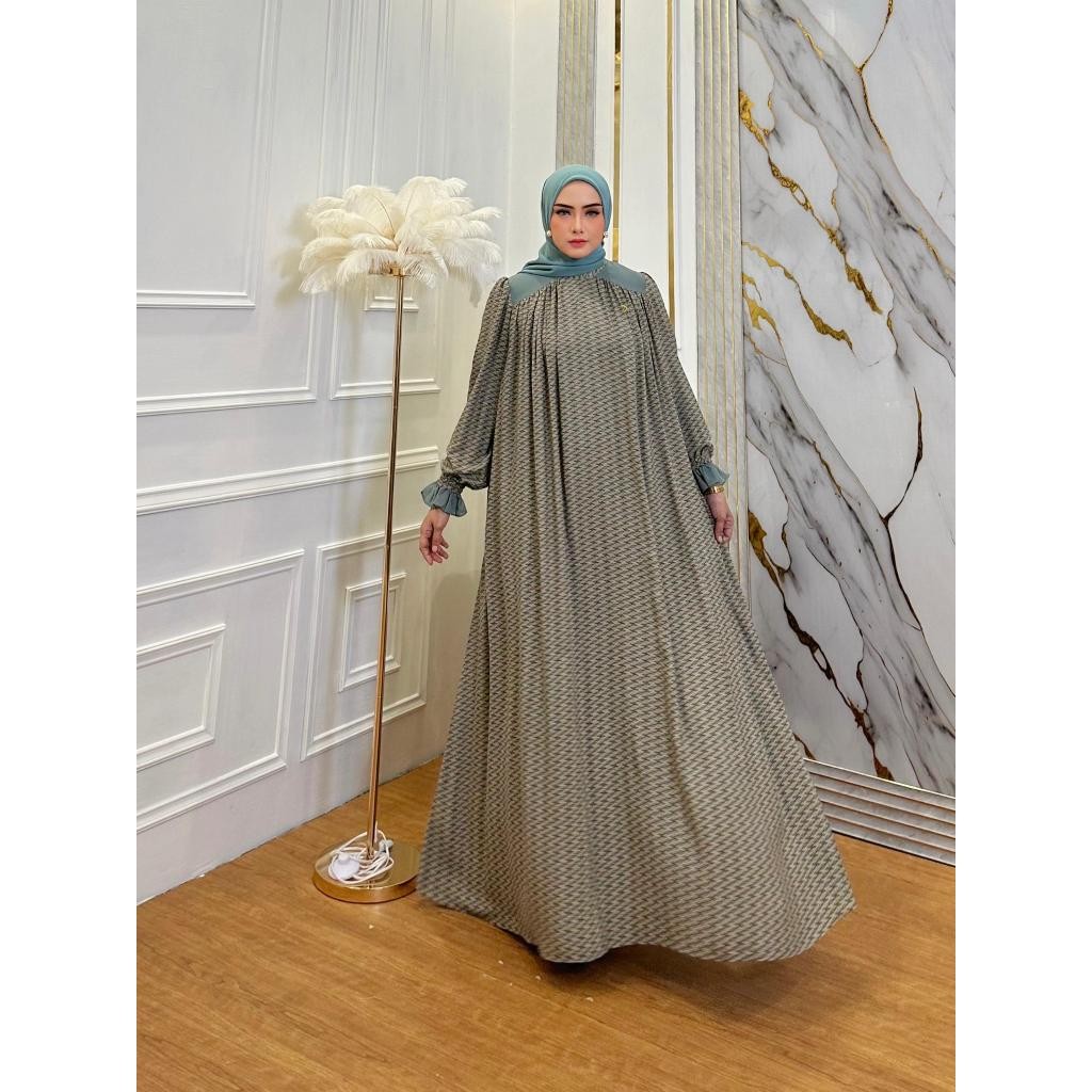 NINONA TERBARU MIRZA SET 2 IN 1 BY NINONA ORIGINAL NINONA GAMIS SET HIJAB