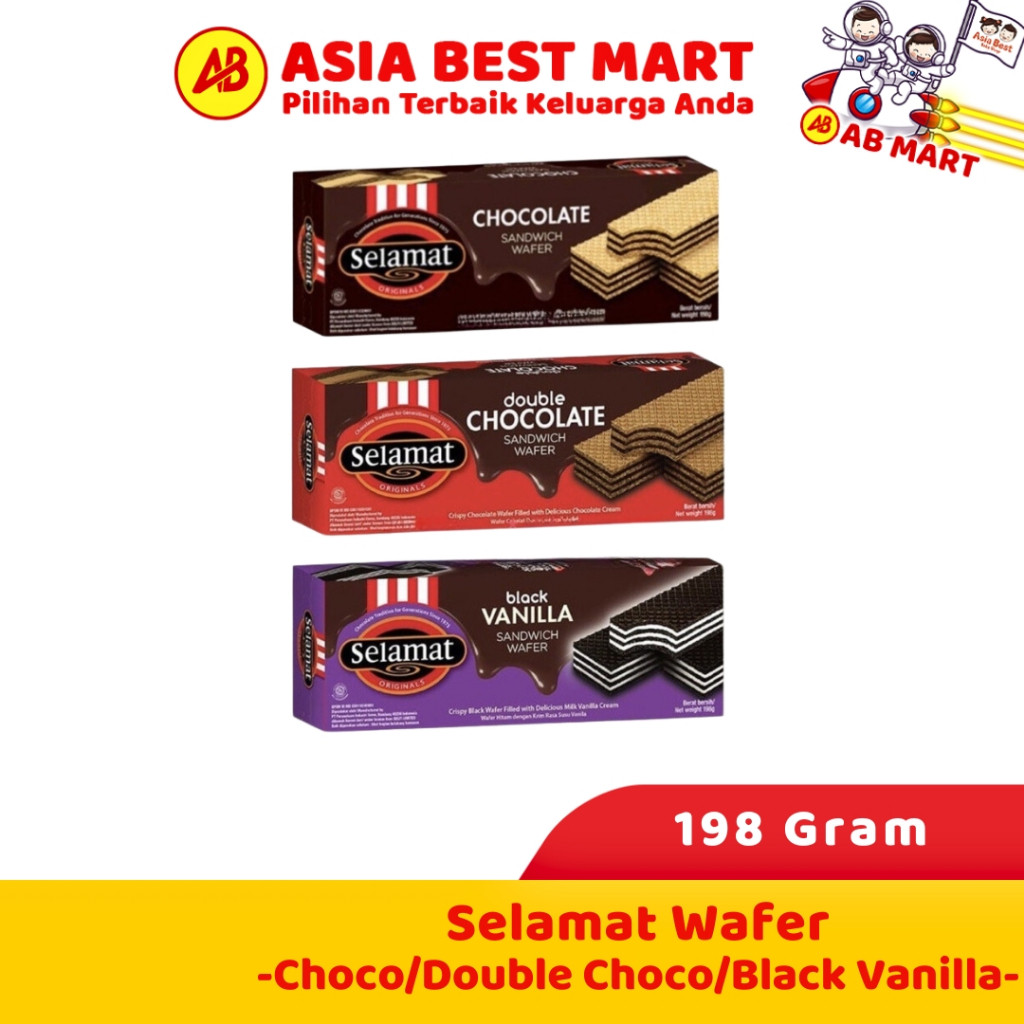 

Selamat Sandwich Wafer 198 Gr Snack Biskuit