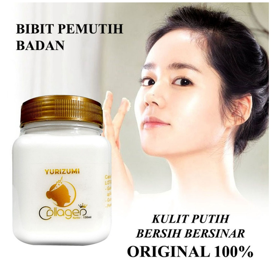 Bibit Collagen Yurizumi Hand Body Lotion Pemutih Kulit Badan Wajah Lembut dan Wangi