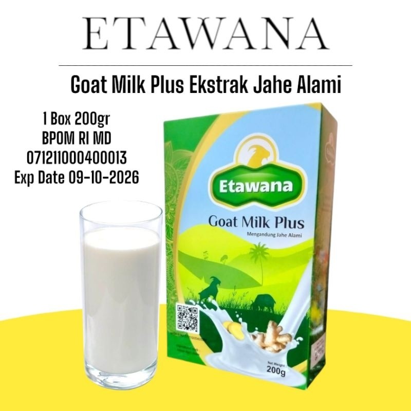 

SUSU KAMBING ETAWANA PLUS JAHE 1 BOX ISI 200GR ORIGINAL100% ORIGINAL1 Box Isi 200gr