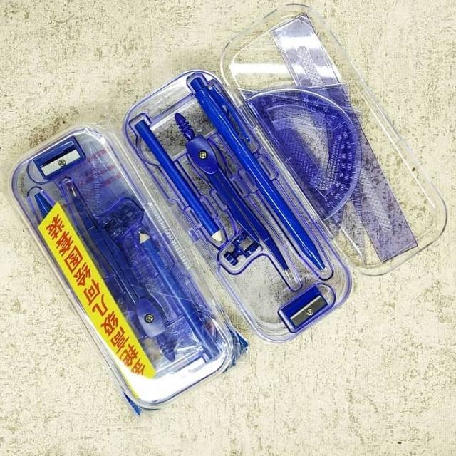 

[S_ATK] Jangka Satu Set Busur Penggaris Murah 5001