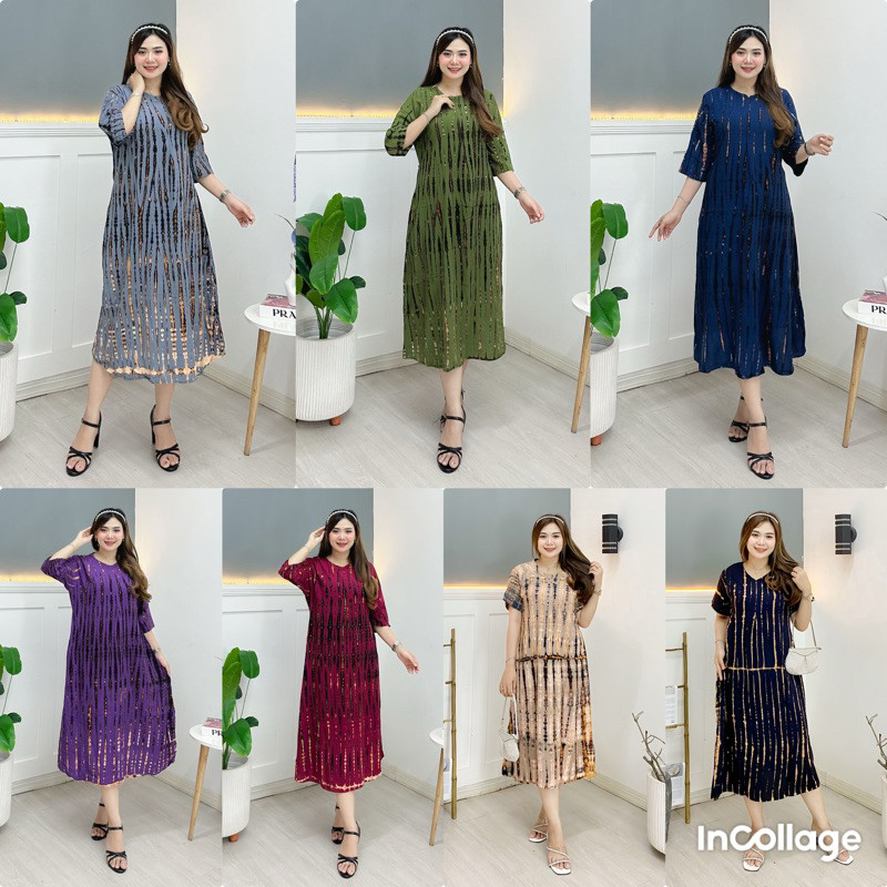 NEW Daster twill JUMBO Original Terbaru(bisa cod)Daster Payung Daster Twill Rayon Cap  Daster Lengan