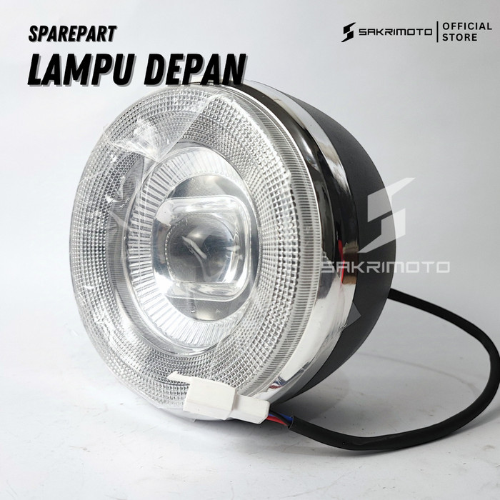 LAMPU DEPAN/HEAD LAMP SEPEDA LISTRIK Uwinfly- UNIVERSAL