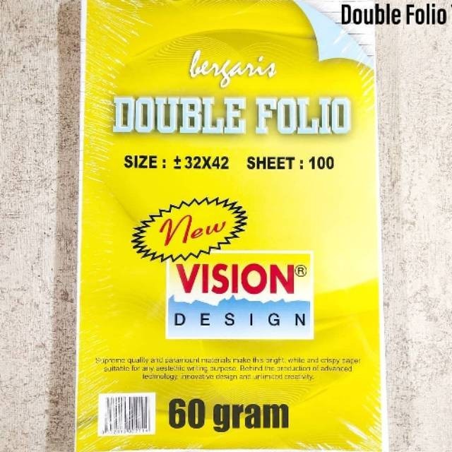 

(SN.ATK) Double Folio Vision 100 Lembar