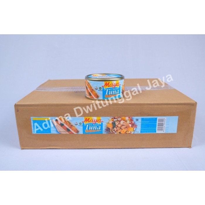 

Tuna Maya Chunk Vegetable/Maya Tuna in Vegetable Oil 24x185gr - Karton
