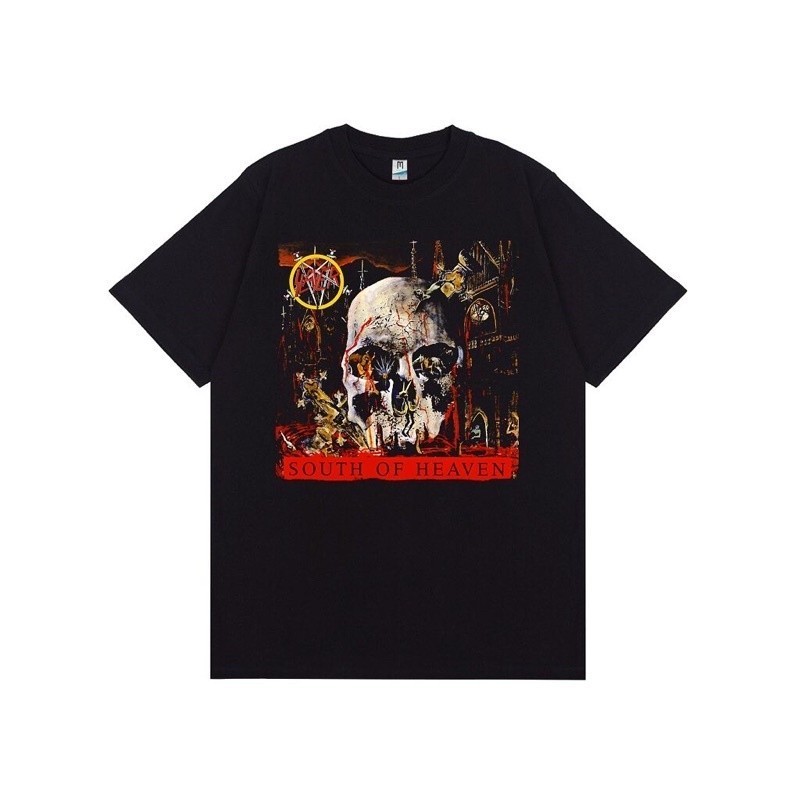 Kaos/Shirt Uniseks KAOS SLAYER / SOUTH OF HEAVEN LAWLESS SLAYER MERCHCONS [Ready Stock - COD ]