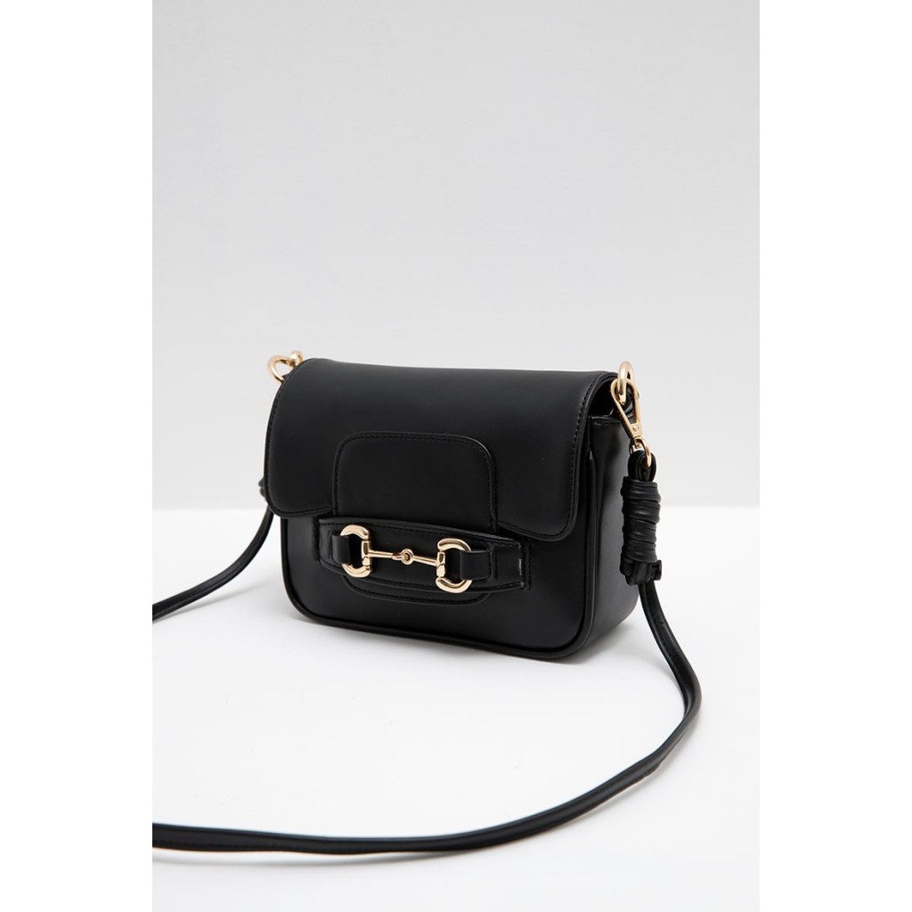 Berrybenka - Tas Selempang Wanita Sofia Rulla Sling Bag - Black