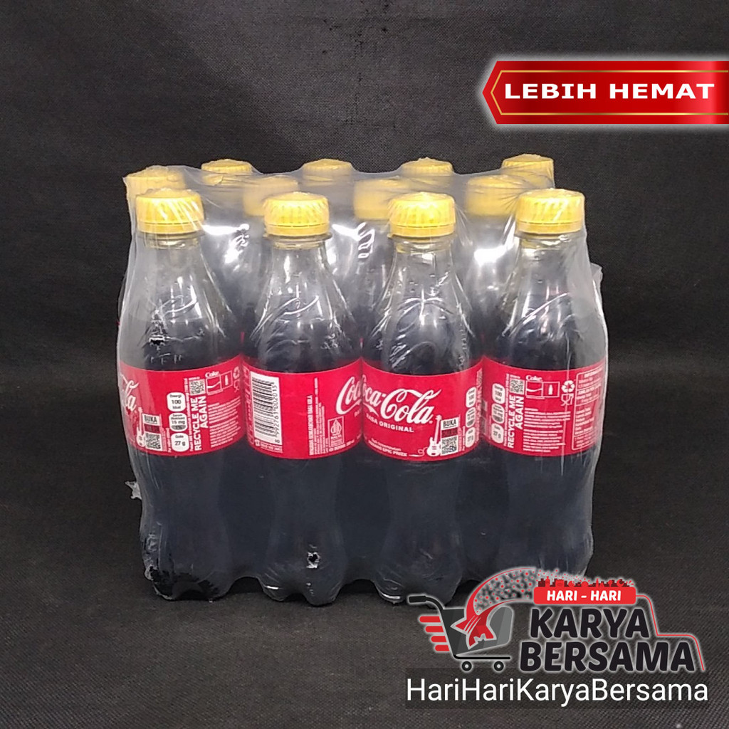 

MINUMAN RINGAN BERSODA COCA COLA COCACOLA BOTOL PACK 12'S X 390ML