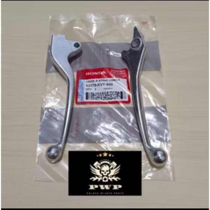 ORIGINAL100%  Handle Handle Rem Kiri Kanan Beat Karbu Vario Karbu 110 silver Spacy Karbu Beat Esp Be