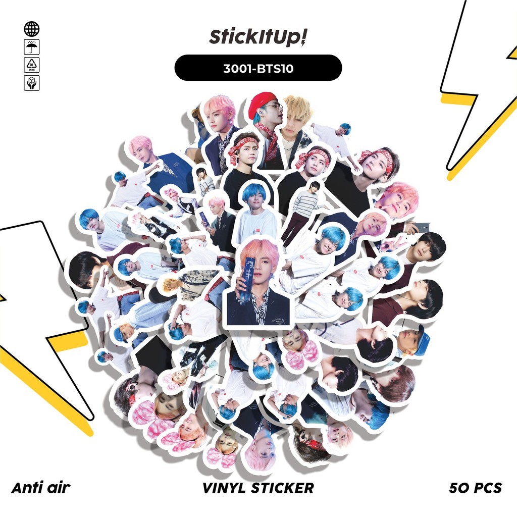 

COD✨ 50 Pcs Stiker TAEHYUNG SERIES 08 Lucu Anti Air Untuk Dekorasi Notebook Sepeda Skateboard Handphone DIY