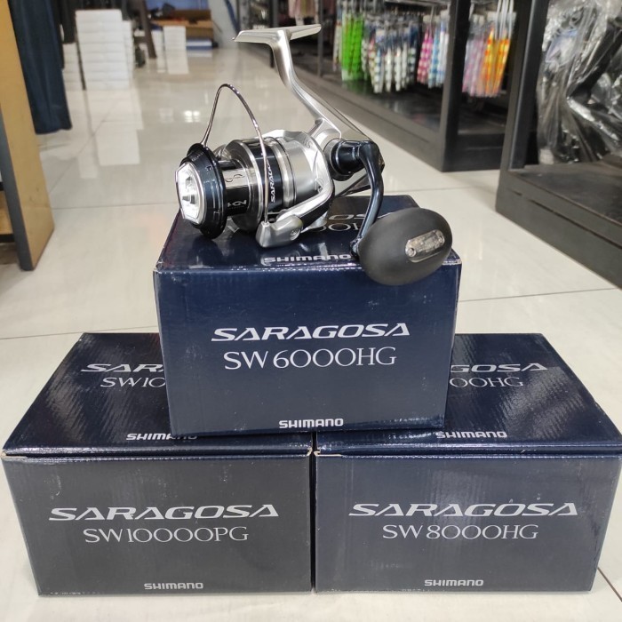 Reel Pancing Spinning | Reel Shimano Saragosa SW 5000 | 6000 | 8000 | 10000 | 14000