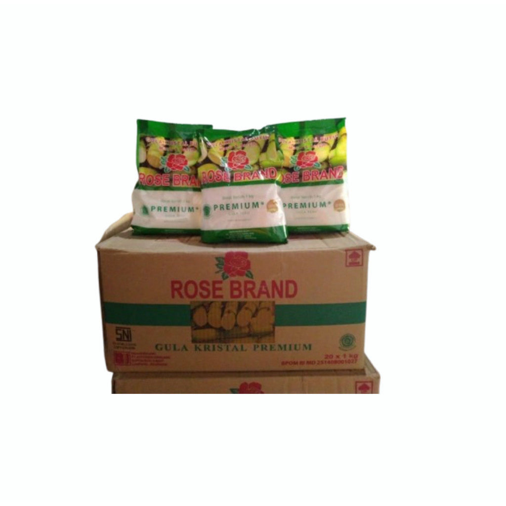 

(KARTON) GULA PASIR ROSE BRAND PREMIUM 1 DUS