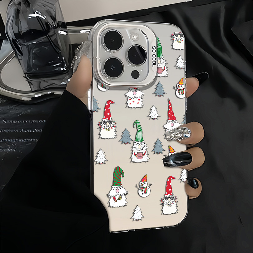 Casing Keras Matte Premium Christmas Snowman Hard Case Hp OPPO RENO11 RENO8T RENO11PRO Casing Ponsel