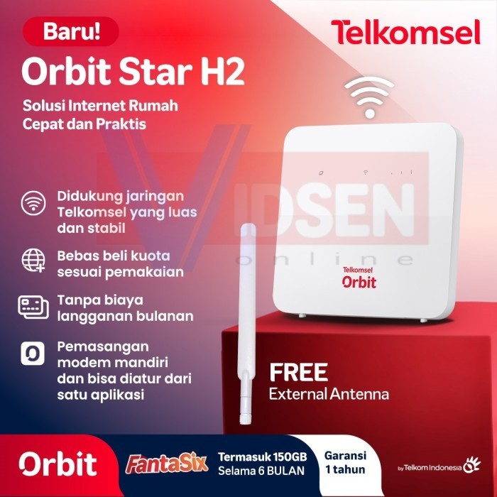 MODEM Huawei B312 Orbit Star 2 Modem Router Wifi Telkomsel Free 50Gb