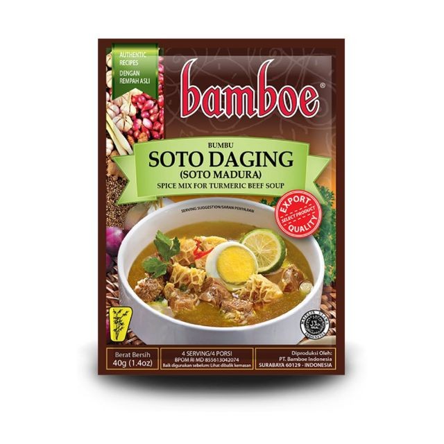 

Bamboe Bumbu Instan Soto Daging / Soto Madura 40gr