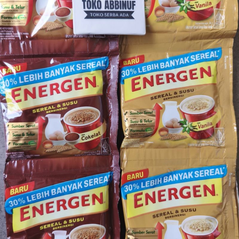 

10 PCS - ENERGEN SEREAL DAN SUSU 35g - 1 RENCENG