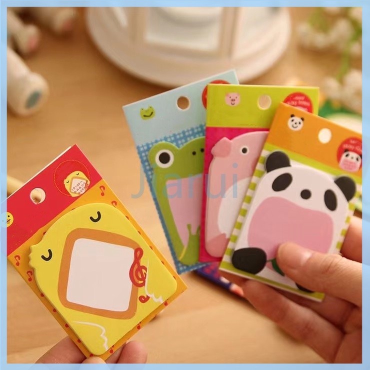 

Jiarui Memo Catatan Tempel Kartun/Memo Stiker Pola Hewan Lucu