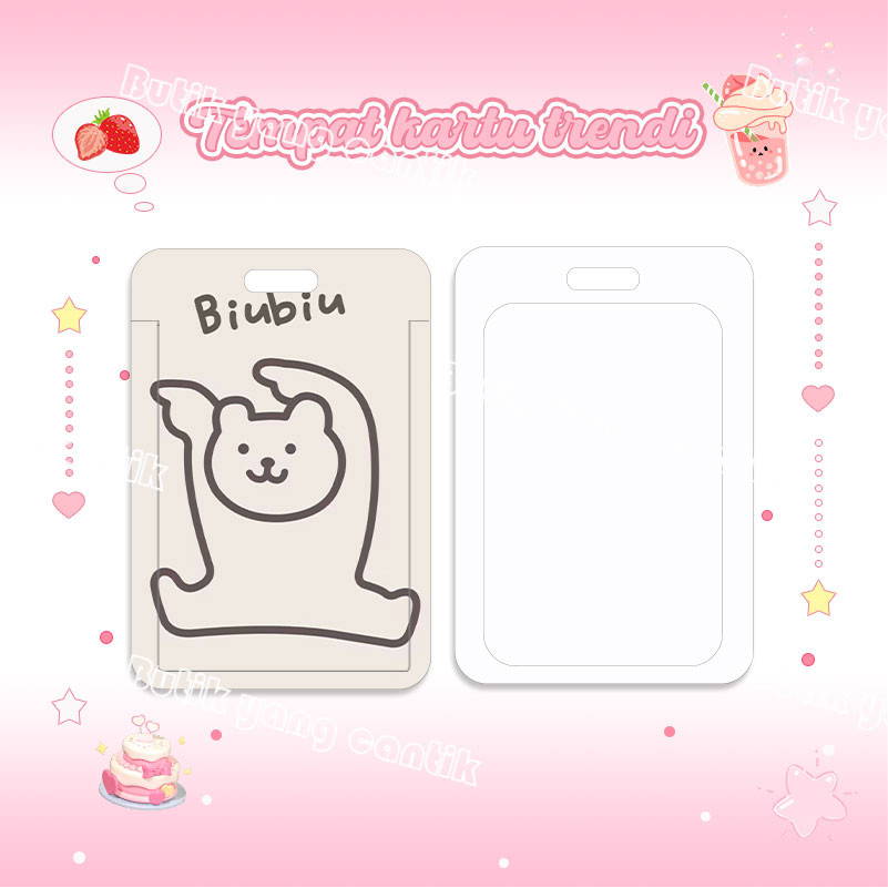 

ID Card Holder, Tempat Kartu Kawaii Biubiu Villain, Cocok untuk Kantor/Sekolah, Kartu Pelajar/Kartu Transportasi, Kartu Akses, KTP, Flazz, Kartu Kredit Elektronik dan Uang Elektronik.