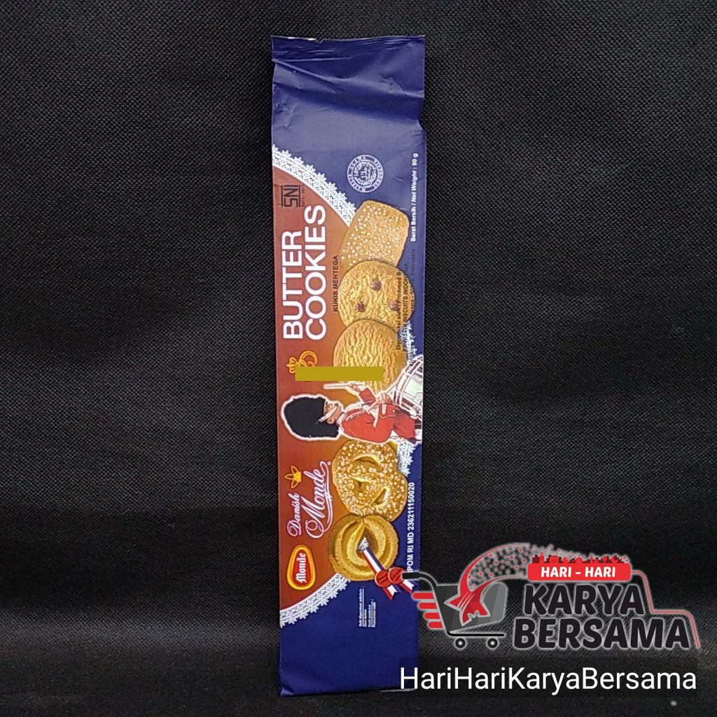 

MAKANAN RINGAN BISKUIT MONDE BUTTER COOKIES 90GR