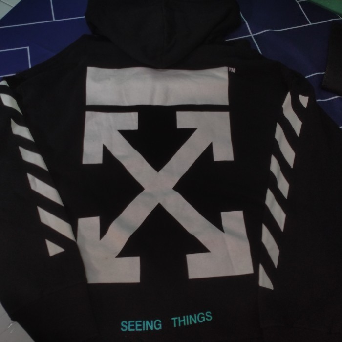 hoodie off white second original