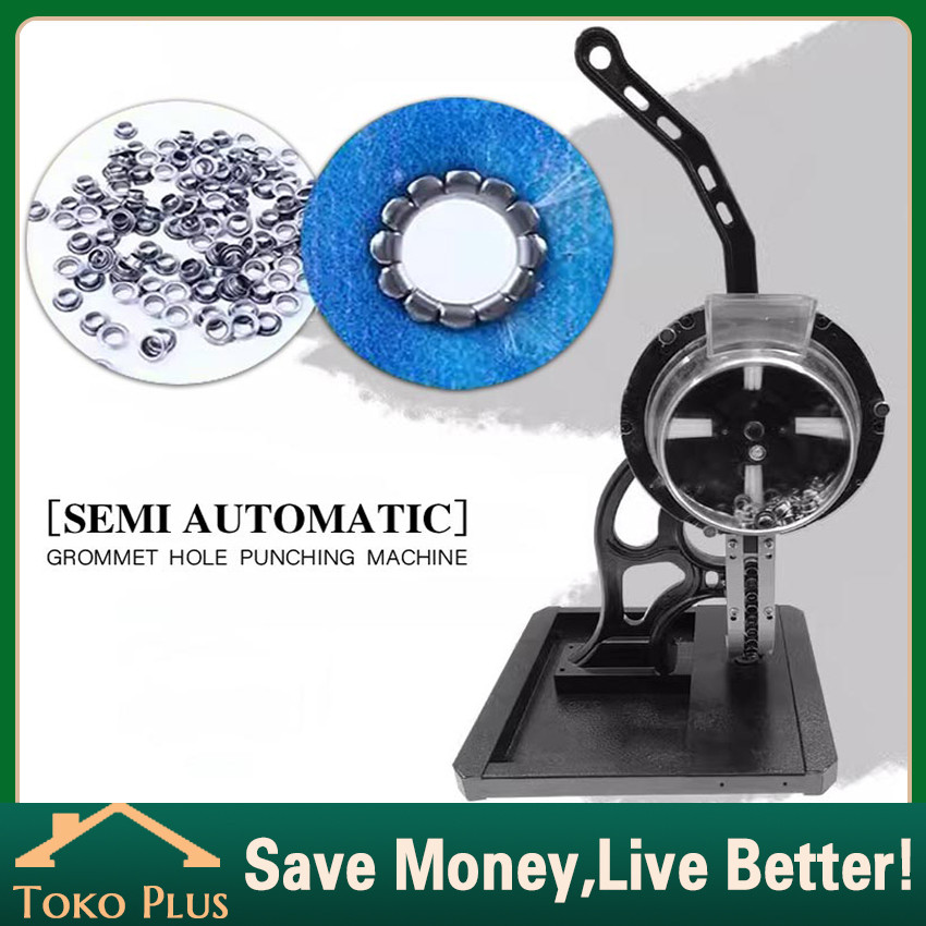 Mesin Mata Ayam Press Plong Banner 10mm Semi Otomatis