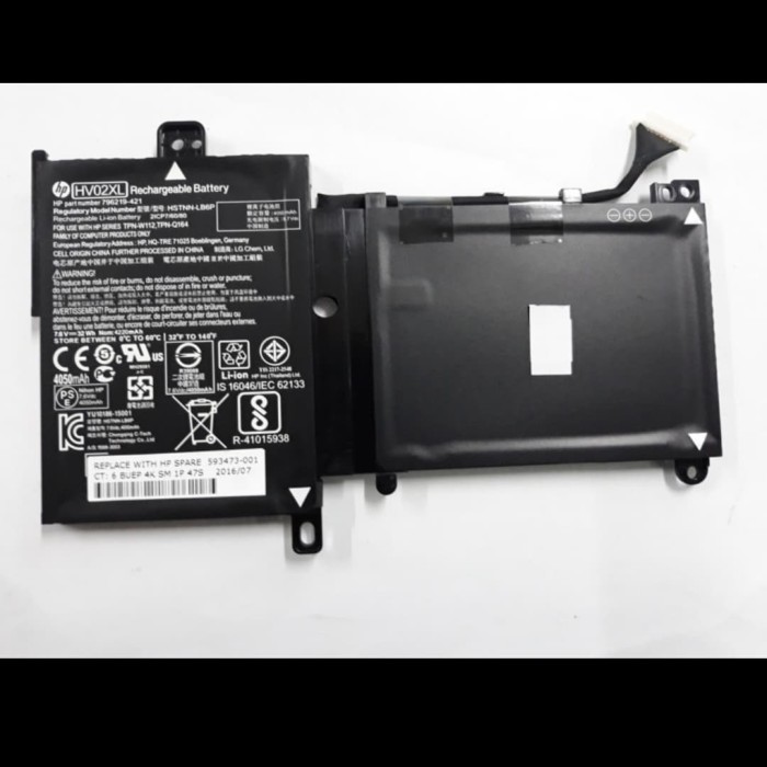 baterai HP PAVILION 11 F103TU X360-11F 11-F 11-K HV02XL