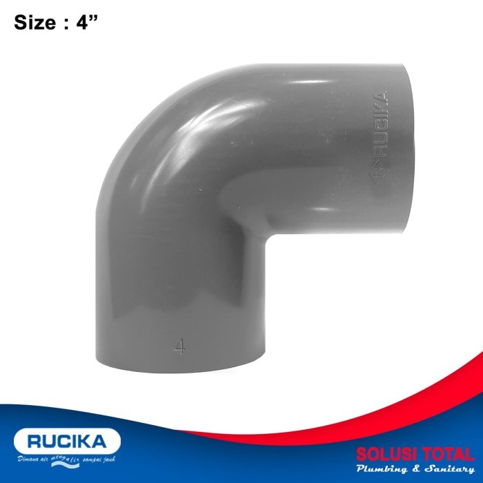 Knee PVC AW 4 Inch Rucika Elbow PVC AW 4" Rucika