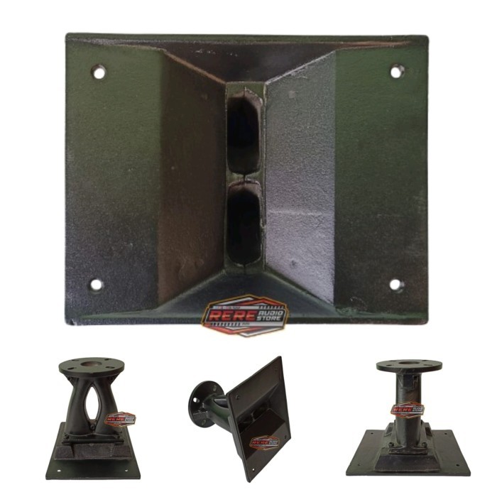 Horn Tweeter Model Vera Single Ukuran 15x19 cm / Corong Twiter Bahan Cor Diral Almunium Tebal