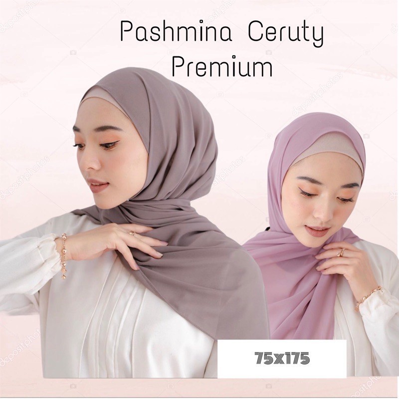 Pashmina Ceruty Baby Doll Hijab Pashmina Ceruty Baby Doll