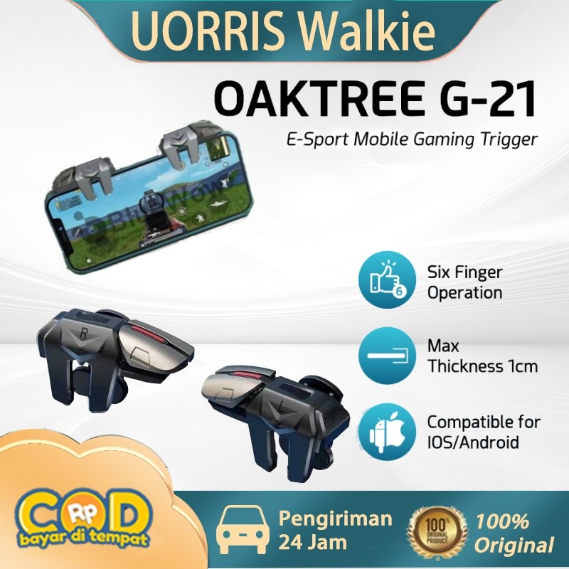 【READY YA】4 Tombol Fire Button L1R1 L2R2 Console Joystick Trigger Game PUBG CoD FF Oaktree G21