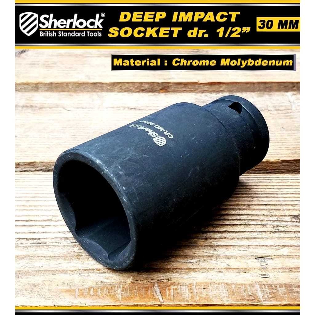 Mata sock impact dalam/Mata Sok/Mata sock Pukul Panjang dr. 1/2" / Deep Impact Sock Sherlock 30