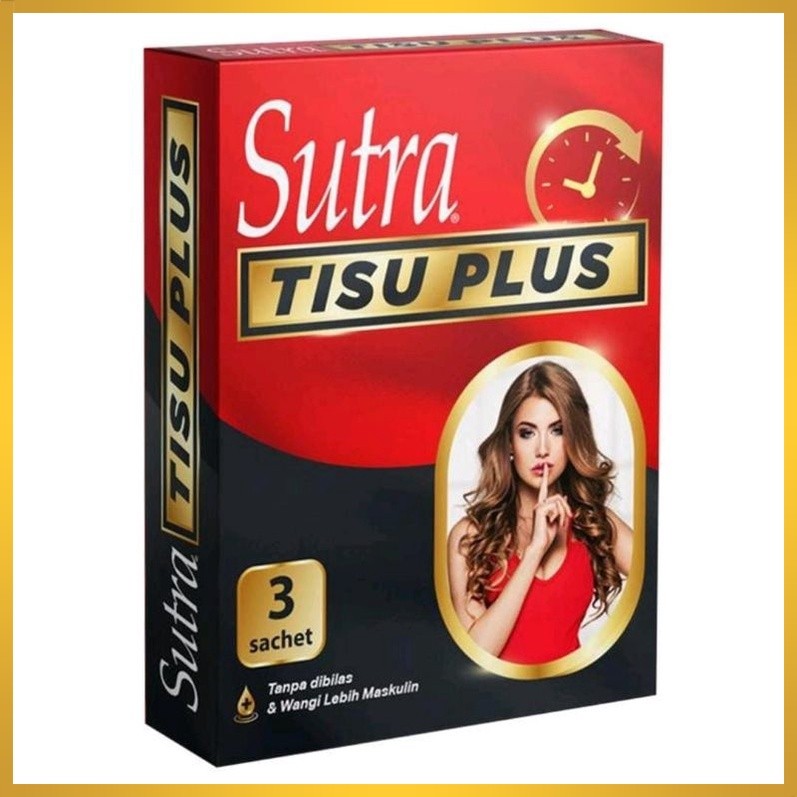 Sutra Tisu Magic Plus - Sutra Tisu Plus - isi 3 pcs sachet