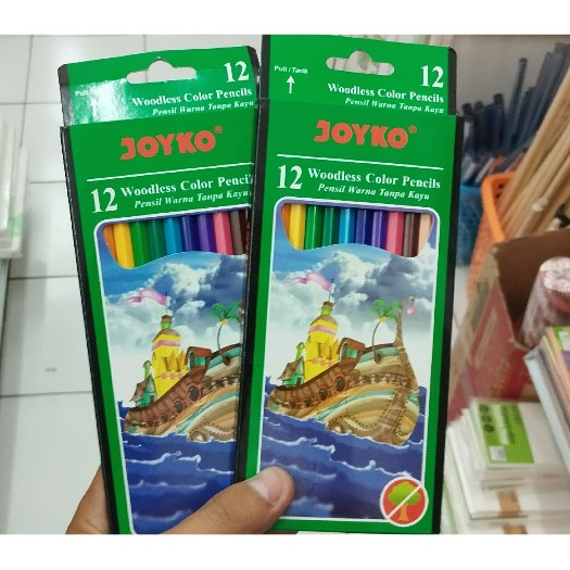 

PENSIL WARNA JOYKO CP-12PB 12 WARNA 123