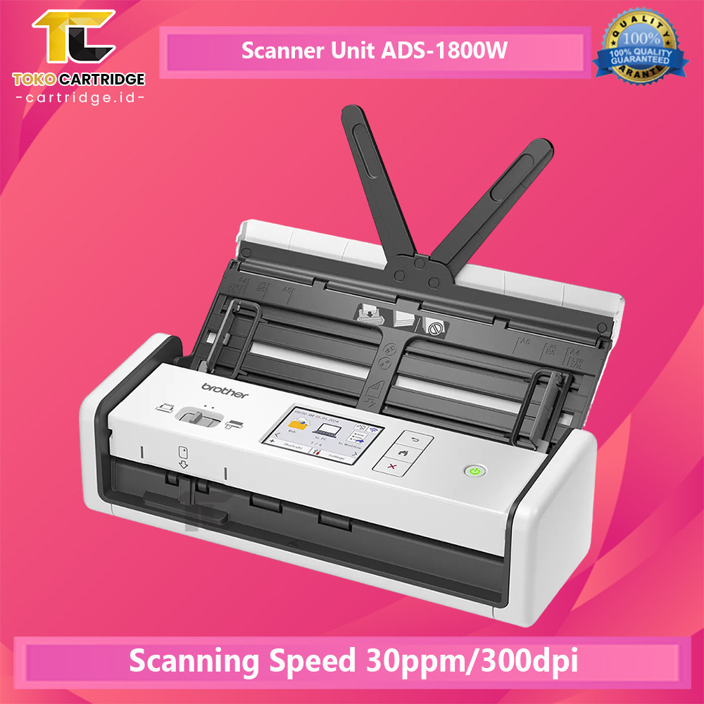 Scanner Dokumen ADS 1800 Scanner ADS-1800W Mesin Portable Scanner Document ADS1800 Wireless Duplex A