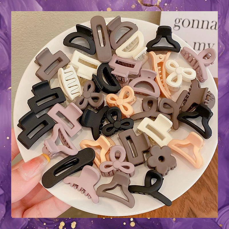 (SBA) Jepit Rambut MINI KECIL DOFF Jepitan Warna Cantik Motif Cepol Korea Lucu JR2736A1