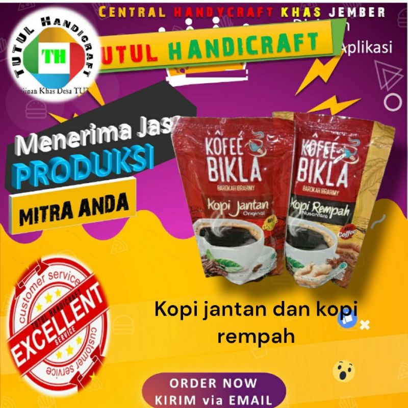 

IMRON PRIBADI KOPI BIKLA Asli Jember 125 g Paket 2 Pcs