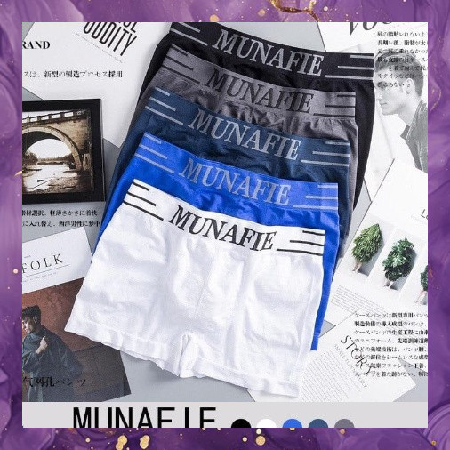 (SBA) Celana Dalam Pria BOXER Munafie Sempak Pakaian Dalam Pria Underwear CW1202B3