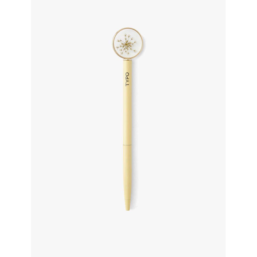 

Typo - Buku & Alat Tulis - Trapped Flower Pen - Custard