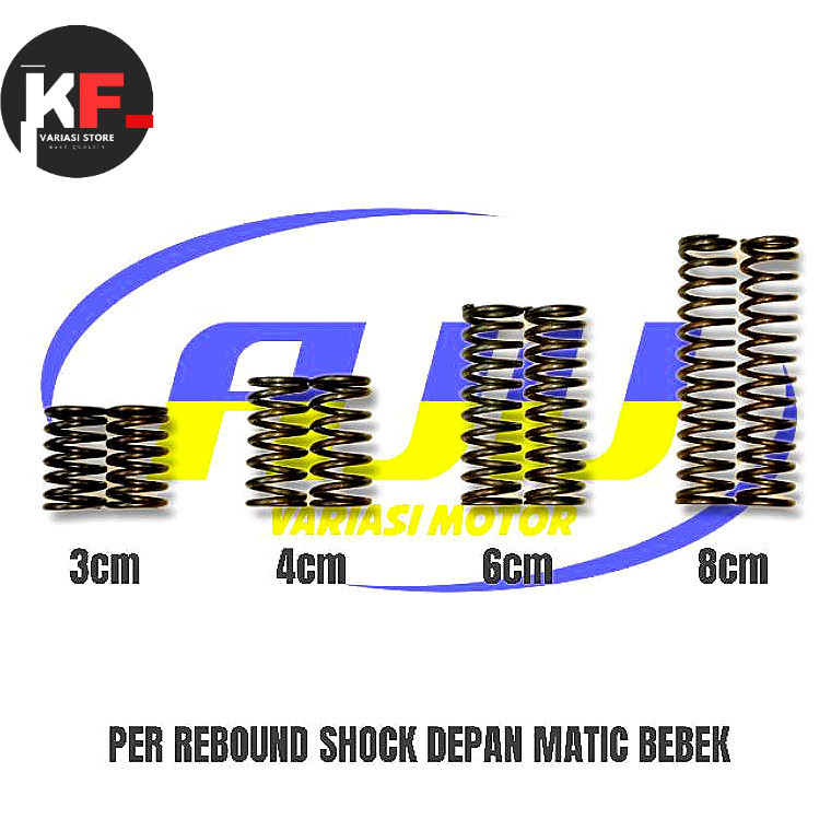 Per suling shock depan Per balik reborn sulingan shock depan motor Honda matic bebek