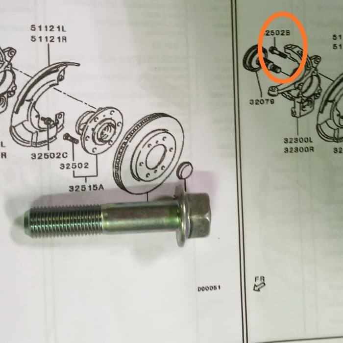 baut Knuckle roda pajero sport strada triton berkualitas