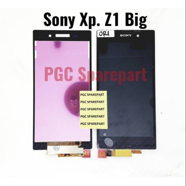Original OEM LCD Touchscreen Fullset 5" Sony Xperia Z1 Big C6902 C6903 C6909 SO-01F L39H Docomo