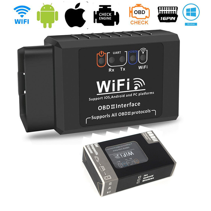 ELM327 V1.5 WIFI OBD2 WIFI Scanner Car Diagnostic Tool for Lada Granta Largus Kalina 4*4 Priora for 