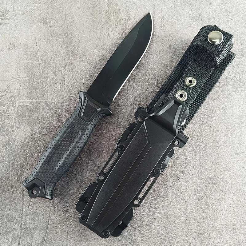 AYS Slyz Pisau Outdoor Survival Straight Knife With Holster - Slzy50
